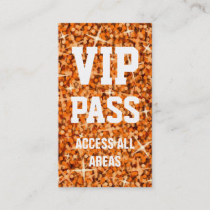 グリッツオレンジの「VIPパス」名刺 名刺