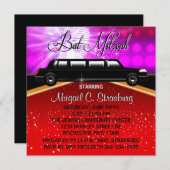 グリッツグラモールレッドカーペットムービースター招待状 招待状 (正面/裏面)