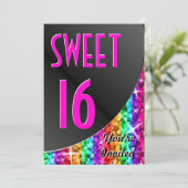 グリッツストライプレインボー黒曲線"Sweet 16" 招待状 (スタンド正面)