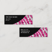 グリッツゼブラピンクブラックカーブスキニー スキニー名刺 (正面/裏面)