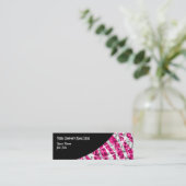 グリッツゼブラピンクブラックカーブスキニー スキニー名刺 (スタンド正面)