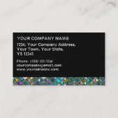 グリッツタイルマルチカラー2プリントブラッストライプク 名刺 (裏面)