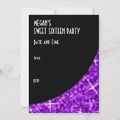 グリッツパープルブラックカーブ「VIPパス」の招待 招待状 (裏面)