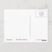 グリッツピンク葉書 ポストカード (裏面)