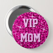 グリッツピンク'VIP MOM'ボタン 缶バッジ (正面&裏面)