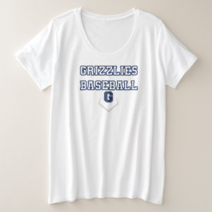 グリッツリーズ·野球T型 プラスサイズTシャツ