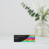 グリッツレインボーストライプルブラックカーブスキニー スキニー名刺 (スタンド正面)