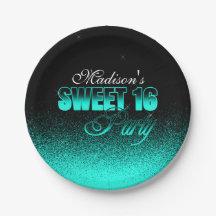 グリッツ&グラマローブラックアンドアクアスウィート16