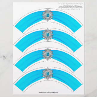 グリッツ&グラムカップケーキラップ – アクア