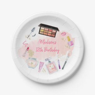 グリッツ&グラムピンク金ゴールドスパ誕生日 ペーパープレート