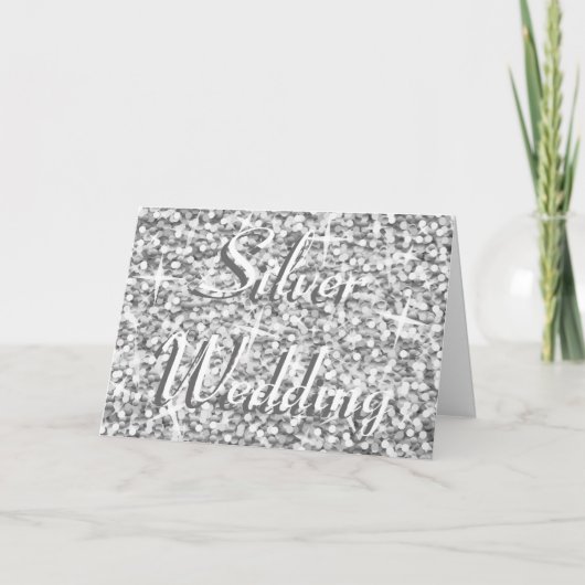 グリッツ「シルバー」'シルバーの結婚記念日'のカード カード (正面)