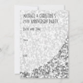 「グリッツ シルバー」曲線 「VIPパス」招待状 招待状 (裏面)