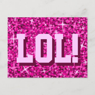 グリッツ・ピンク「LOL!」ポストカード ポストカード