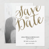 グリッツ フェイク グリッター Save The Date 発表カード セーブザデート (正面/裏面)