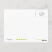 グリッツ ライム 'スター' ポストカード (裏面)