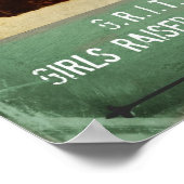 グリットと女性のカーボーイ ポスター (角)