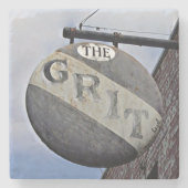 グリットアテネ大理石コースター。 ストーンコースター (正面)