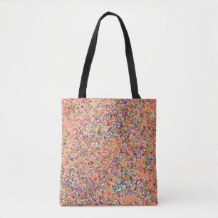 グリットグリッターファッション数々のカ絵画ラーの#8 トートバッグ
