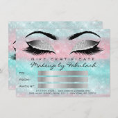グリットラッシュグレーメイクアップアーティスト証明書ギフト (正面/裏面)