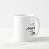 グリットvsタレント – ハッスル成功ジムやる気を起こさせる コーヒーマグカップ (正面右)