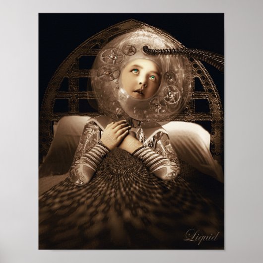 グリッドに接続されたプリント ポスター (正面)