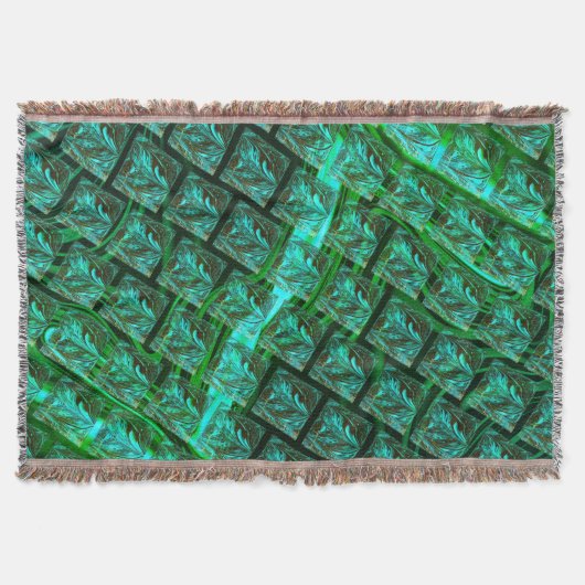 'グリッドの緑の目'、スクラッチとぼやけ スローブランケット (正面)