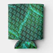 'グリッドの緑の目'、スクラッチとぼやけ 缶クーラー (正面)