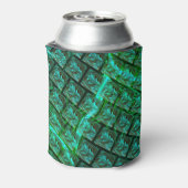 'グリッドの緑の目'、スクラッチとぼやけ 缶クーラー (缶裏面)