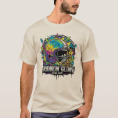 グリッドアイアンの栄光 レトロフットボールゲームの雰囲気 Tシャツ (正面)