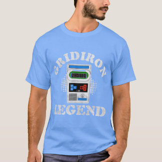 グリッドアイアンレジェンド - エレクトロニックフットボール Tシャツ