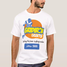 グリッドアイアン・グラント! カスタマイズ可能キャプション Tシャツ