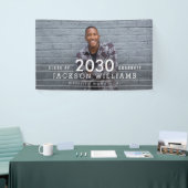 グリッドカッコいい編集可能カラー卒業バナー 横断幕 (トレードショー)