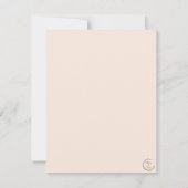 グリッドハートパーソナル父の日カード ノートカード (裏面)