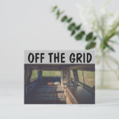 グリッドポストカードのキャンパートレーラー ポストカード (スタンド正面)