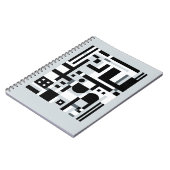 グリッドモダン抽象芸術ノートブック ノートブック (左側)