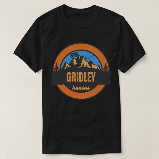 グリッドリー (カンザス州) Tシャツ (デザイン正面)