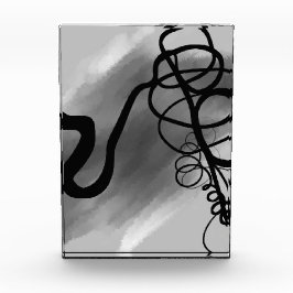 グリッド上：抽象芸術グレー、白黒 フォトブロック