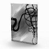 グリッド上：抽象芸術グレー、白黒 フォトブロック (右)