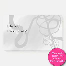 グリッド上：抽象芸術グレー、白黒 ポストイット