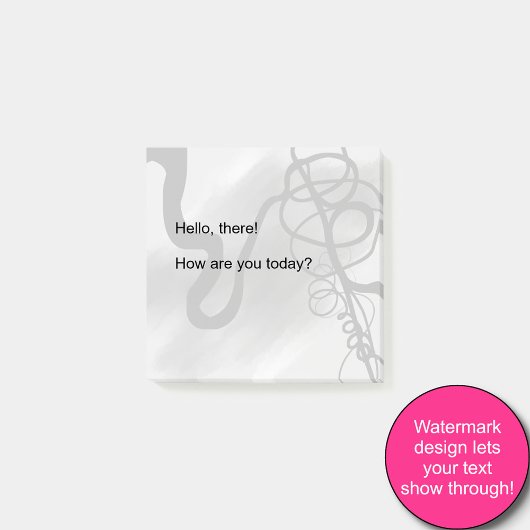 グリッド上：抽象芸術グレー、白黒 ポストイット