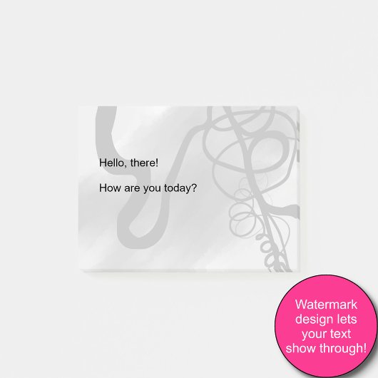 グリッド上：抽象芸術グレー、白黒 ポストイット