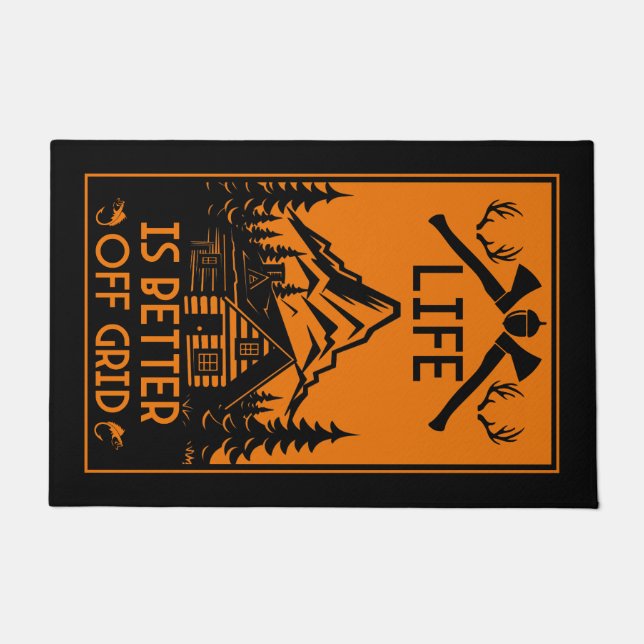 グリッド外の寿命 ドアマット (正面)