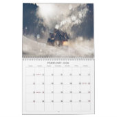 グリッド外 カレンダー (2月 2026)