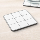 グリッド灰色 コースター (左側)