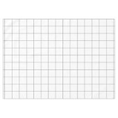 グリッド灰色 テーブルクロス (正面(横))