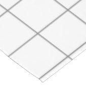 グリッド灰色 テーブルクロス (アングル)