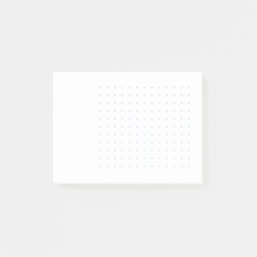グリッド点々のある注記 ポストイット (正面)