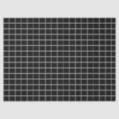 グリッド白黒線ティッシュペーパー 薄葉紙 (正面)