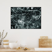 グリッド線 ポスター (キッチン)