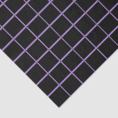 グリッド黒紫色の線のティッシュペーパー 薄葉紙 (詳細)